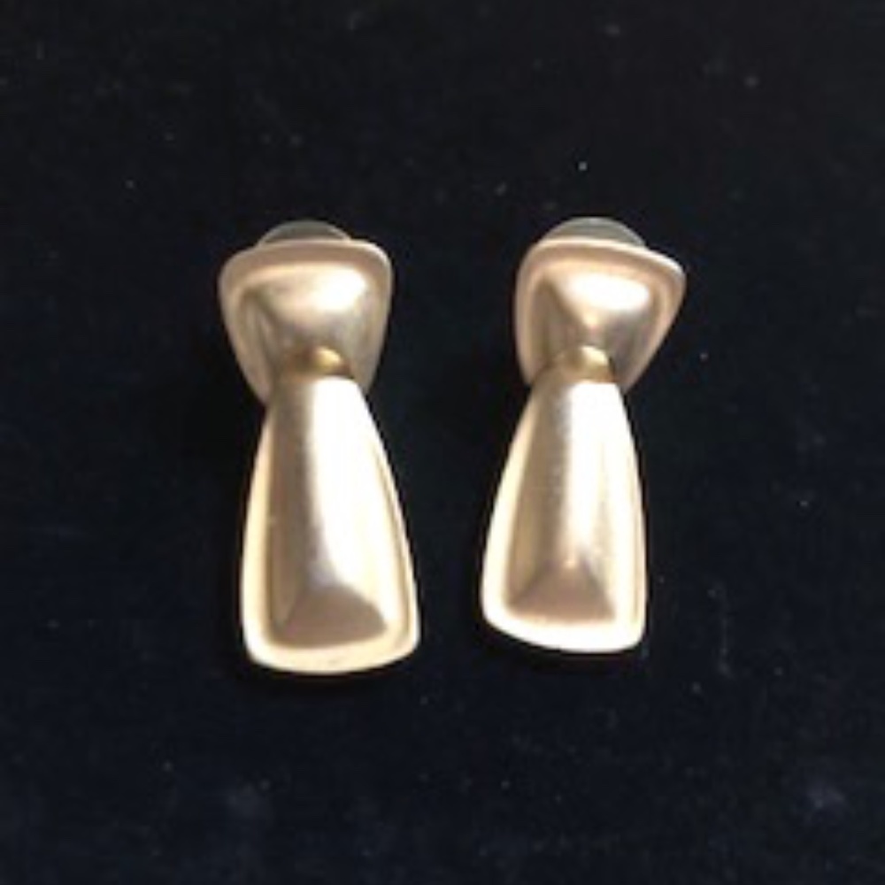 Brushed Gold Earrings *NWOT*